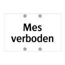 Mes verboden & Mes verboden & Mes verboden & Mes verboden & Mes verboden