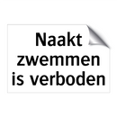 Naakt zwemmen is verboden & Naakt zwemmen is verboden & Naakt zwemmen is verboden