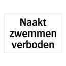 Naakt zwemmen verboden & Naakt zwemmen verboden & Naakt zwemmen verboden & Naakt zwemmen verboden