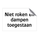 Niet roken en dampen toegestaan & Niet roken en dampen toegestaan & Niet roken en dampen toegestaan