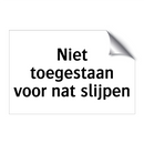 Niet toegestaan voor nat slijpen & Niet toegestaan voor nat slijpen