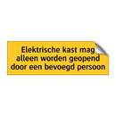 Elektrische kast mag alleen worden geopend door een /.../