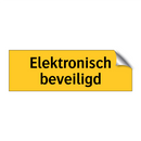 Elektronisch beveiligd & Elektronisch beveiligd & Elektronisch beveiligd & Elektronisch beveiligd