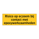 Risico op eczeem bij contact met epoxywerkzaamheden