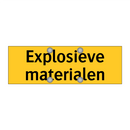 Explosieve materialen & Explosieve materialen & Explosieve materialen