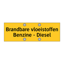 Brandbare vloeistoffen Benzine - Diesel & Brandbare vloeistoffen Benzine - Diesel