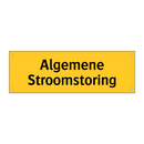 Algemene Stroomstoring & Algemene Stroomstoring & Algemene Stroomstoring & Algemene Stroomstoring