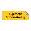 Algemene Stroomstoring & Algemene Stroomstoring & Algemene Stroomstoring & Algemene Stroomstoring