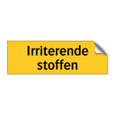 Irriterende stoffen & Irriterende stoffen & Irriterende stoffen & Irriterende stoffen