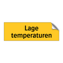 Lage temperaturen & Lage temperaturen & Lage temperaturen & Lage temperaturen