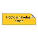 Hoofdschakelaar Kraan & Hoofdschakelaar Kraan & Hoofdschakelaar Kraan & Hoofdschakelaar Kraan