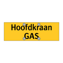 Hoofdkraan GAS & Hoofdkraan GAS & Hoofdkraan GAS