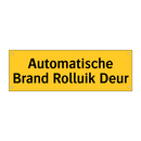 Automatische Brand Rolluik Deur & Automatische Brand Rolluik Deur & Automatische Brand Rolluik Deur