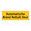 Automatische Brand Rolluik Deur & Automatische Brand Rolluik Deur & Automatische Brand Rolluik Deur