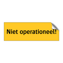 Niet operationeel! & Niet operationeel! & Niet operationeel! & Niet operationeel!