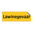 Lawinegevaar & Lawinegevaar & Lawinegevaar & Lawinegevaar