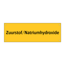 Zuurstof/Natriumhydroxide & Zuurstof/Natriumhydroxide & Zuurstof/Natriumhydroxide