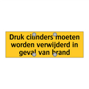 Druk cilinders moeten worden verwijderd in geval van /.../