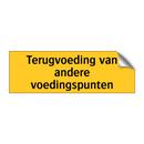 Terugvoeding van andere voedingspunten & Terugvoeding van andere voedingspunten