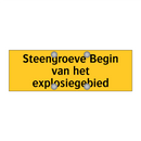 Steengroeve Begin van het explosiegebied & Steengroeve Begin van het explosiegebied