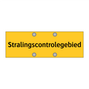 Stralingscontrolegebied & Stralingscontrolegebied & Stralingscontrolegebied