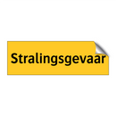 Stralingsgevaar & Stralingsgevaar & Stralingsgevaar & Stralingsgevaar