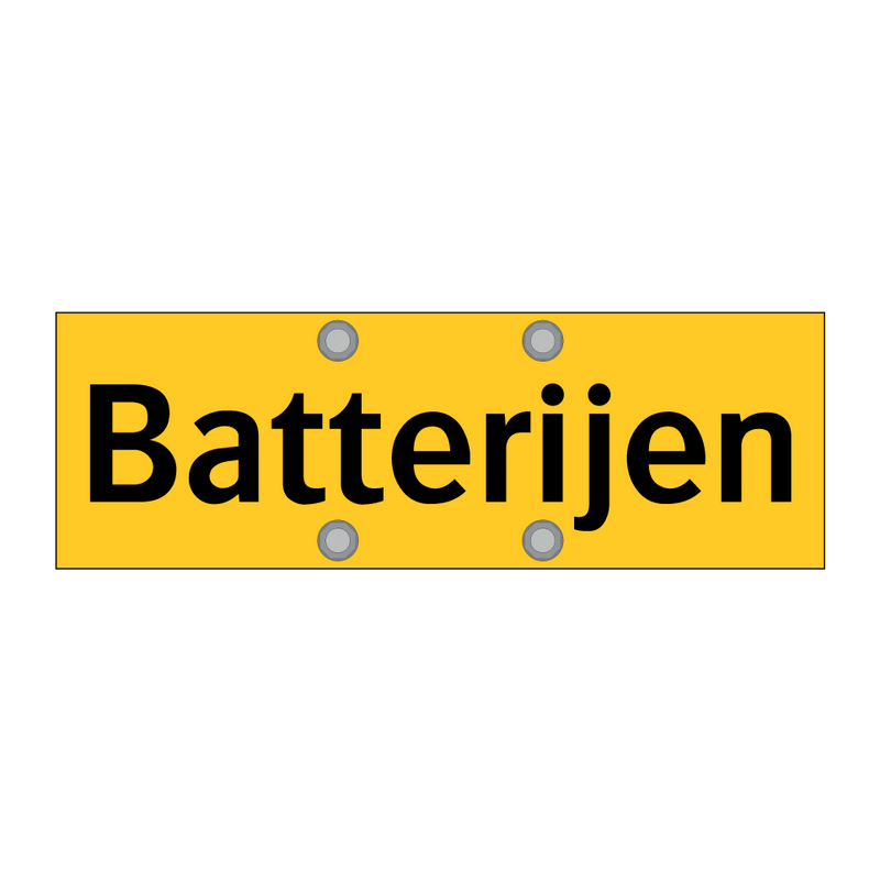 Batterijen & Batterijen & Batterijen