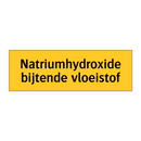 Natriumhydroxide bijtende vloeistof & Natriumhydroxide bijtende vloeistof