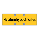 Natriumhypochloriet & Natriumhypochloriet & Natriumhypochloriet