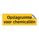 Opslagruimte voor chemicaliën & Opslagruimte voor chemicaliën & Opslagruimte voor chemicaliën