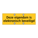 Deze eigendom is elektronisch beveiligd & Deze eigendom is elektronisch beveiligd
