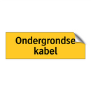 Ondergrondse kabel & Ondergrondse kabel & Ondergrondse kabel & Ondergrondse kabel