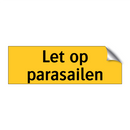 Let op parasailen & Let op parasailen & Let op parasailen & Let op parasailen