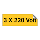 3 X 220 Volt & 3 X 220 Volt & 3 X 220 Volt & 3 X 220 Volt