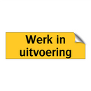 Werk in uitvoering & Werk in uitvoering & Werk in uitvoering & Werk in uitvoering