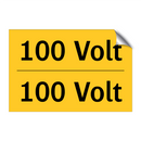 100 Volt & 100 Volt & 100 Volt & 100 Volt