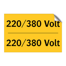 220/380 Volt & 220/380 Volt & 220/380 Volt & 220/380 Volt