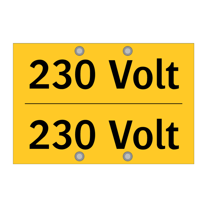 230 Volt & 230 Volt & 230 Volt & 230 Volt & 230 Volt
