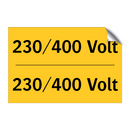230/400 Volt & 230/400 Volt & 230/400 Volt & 230/400 Volt