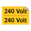 240 Volt & 240 Volt & 240 Volt & 240 Volt
