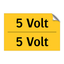 5 Volt & 5 Volt & 5 Volt & 5 Volt