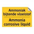 Ammoniak bijtende vloeistof - Ammonia corrosive liquid