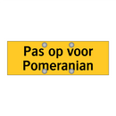 Pas op voor Pomeranian & Pas op voor Pomeranian & Pas op voor Pomeranian
