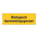 Biologisch besmettingsgevaar & Biologisch besmettingsgevaar & Biologisch besmettingsgevaar