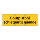 Boutpistool schietpartij gaande & Boutpistool schietpartij gaande & Boutpistool schietpartij gaande