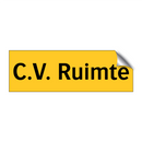 C.V. Ruimte & C.V. Ruimte & C.V. Ruimte & C.V. Ruimte