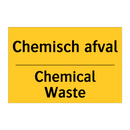 Chemisch afval - Chemical Waste & Chemisch afval - Chemical Waste & Chemisch afval - Chemical Waste