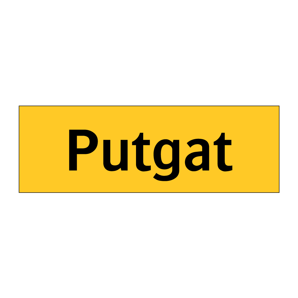 Koop Putgat bord | SignOnline | NL-W322