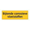 Bijtende corrosieve vloeistoffen & Bijtende corrosieve vloeistoffen