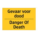 Gevaar voor dood - Danger Of Death & Gevaar voor dood - Danger Of Death